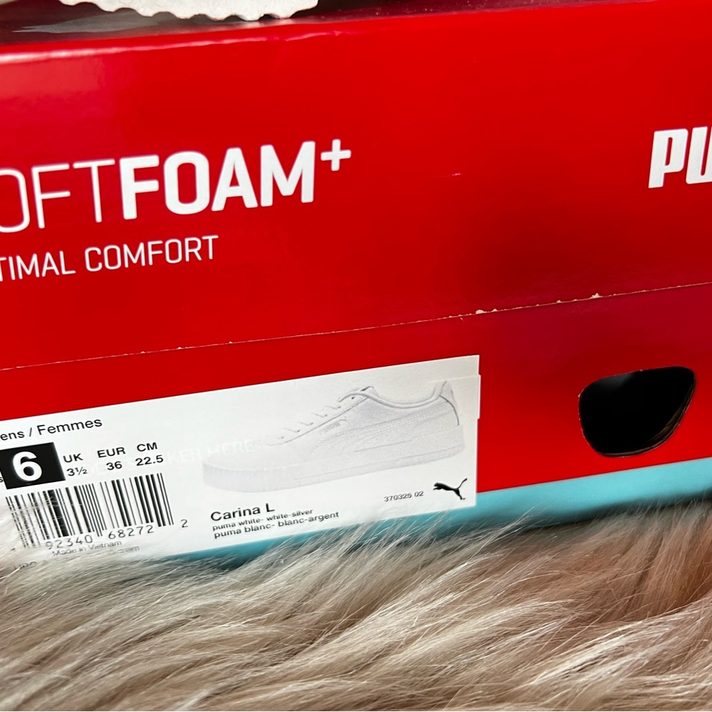 Puma white sneaker soft form, Mint Condition. - Picture 9 of 14